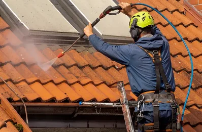 Démoussage et hydrofuge de toiture à Gouville-sur-Mer